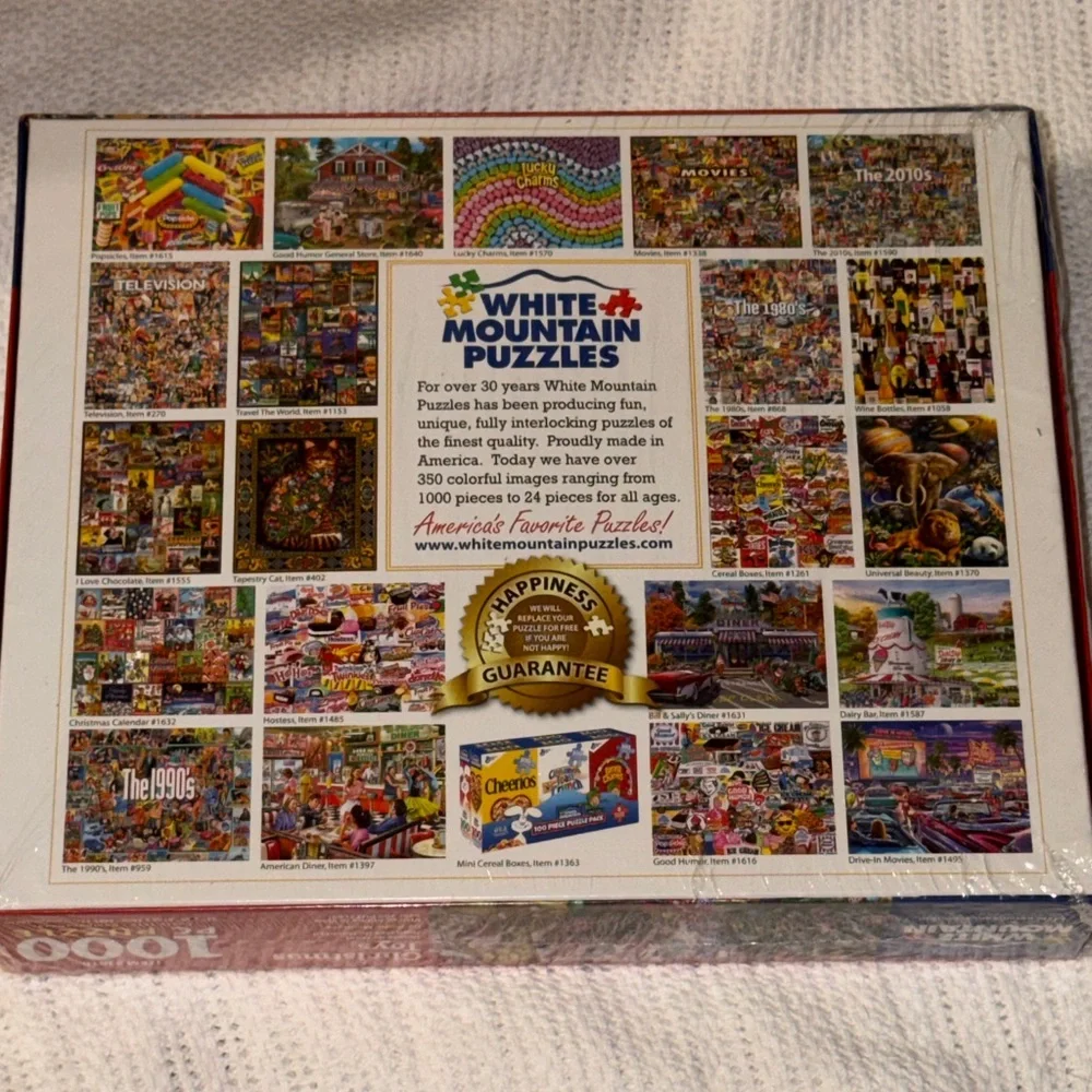 White Mountain Christmas “Christmas Toys” Puzzle - Festive Holiday Scene‎ NEW